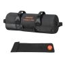 Regulowany worek treningowy z piaskiem 2-11 kg, czarny, z uchwytami