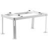 Adjustable anti-vibration mini ground stand for air conditioner, 9000-24000 BTU