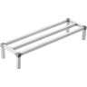 Aluminiowy regał towarowy, 48x14 cali, udźwig 1000 funtów