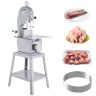 Commercial electric meat band saw, 1500 W, stainless steel