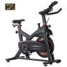 Stationary exercise bike with magnetic resistance and LCD monitor