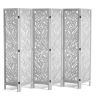 Drewniana ścianka działowa składana 6-panelowa, wys. 170 cm