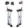 Adjustable aluminum drywall supports 61–102 cm, silver