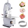 Electric commercial meat band saw, 1500 W, stainless steel