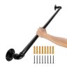 Balustrada schodowa z rury ze stali węglowej, 91,4 cm, udźwig 199,6 kg