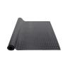 Dywanik garażowy z gumy Diamond-plate, 3 mm, czarny, 4 x 15 stóp.