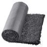 Rubber mulch for landscaping, 96x22 inches, black