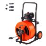 Electric drain cleaning auger 30.5 m x 19 mm, automatic feed