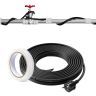 Self-regulating pipe heating cable 3.7 m with thermostat