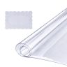 Clear PVC table cover 36x72 inches, 1.5 mm thick