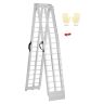 Aluminum loading ramp, 600 lbs, with handles, universal