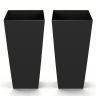 Pots VEVOR F3366W-BK, 2 pcs, 35 × 83 × 35 cm