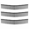Wymienne szczotki do zamiatarki VEVOR 919-002B, 3 szt., czarne, 59,5 × 10,5 cm