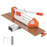 Vinyl floor cutter VEVOR FC1201, 12 mm cutting thickness, Black/orange, 52 × 26.5 × 33.5 cm