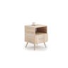 Stolik nocny Logan 53x37x40, beżowy