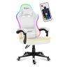 Fotel gamingowy HUZARO FORCE 4.4 RGB Biały