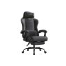 Fotel gamingowy SONGMICS OBG079B01, z podnóżkiem, 70 × 70 × 123,5–133 cm