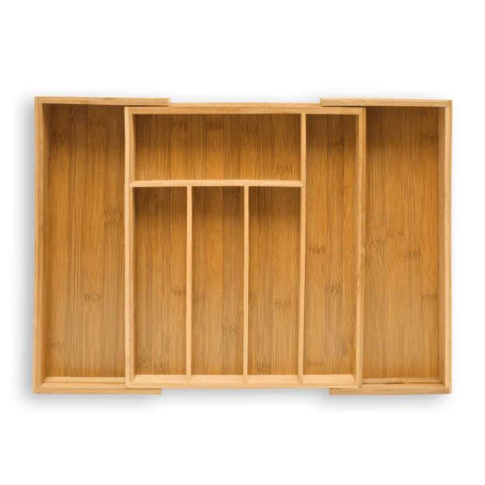 Cutlery tray 5.3x29.4x33.7cm., light brown