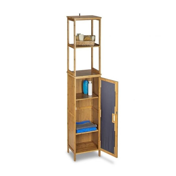 Bathroom cabinet 170x33.5x28cm., light brown