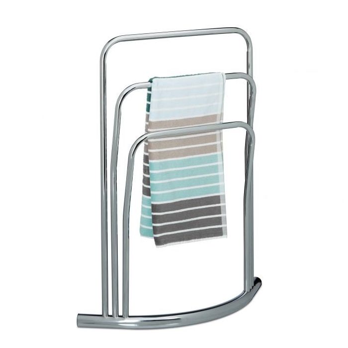 Towel rack 85x66x20cm., silver color