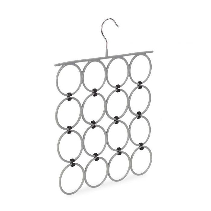 Clothes hanger, gray/black/silver