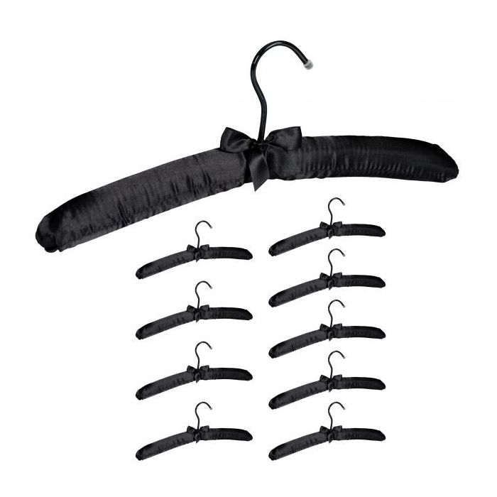 Clothes hangers 10pcs, black