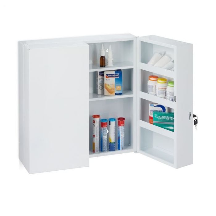 Medical cabinet 53x52.5x19.5cm., white