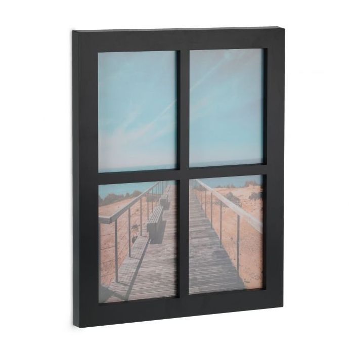 Коллаж из 4 фотографий 44x33,5x3 см., черный цвет