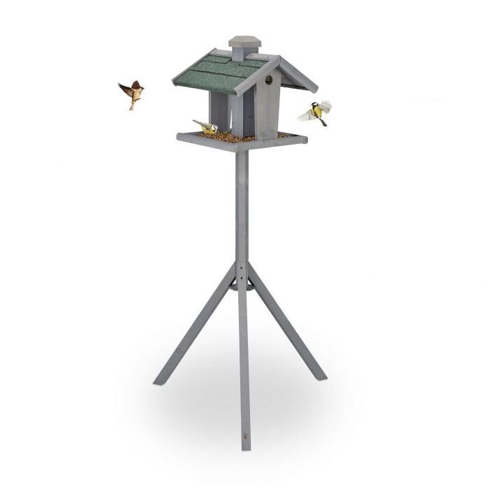 Birdhouse 135x67x56cm., gray/dark green