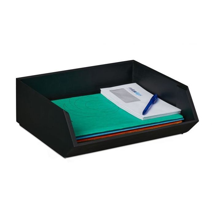 Tacka na papier 12,5x35x31 cm, czarna