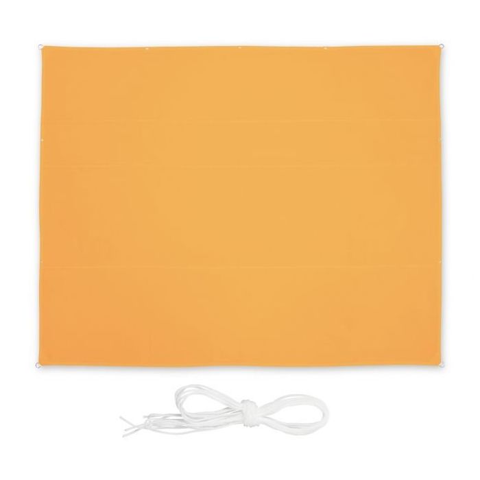 Markiza przeciwsłoneczna prostokątna 600x500cm, żółta