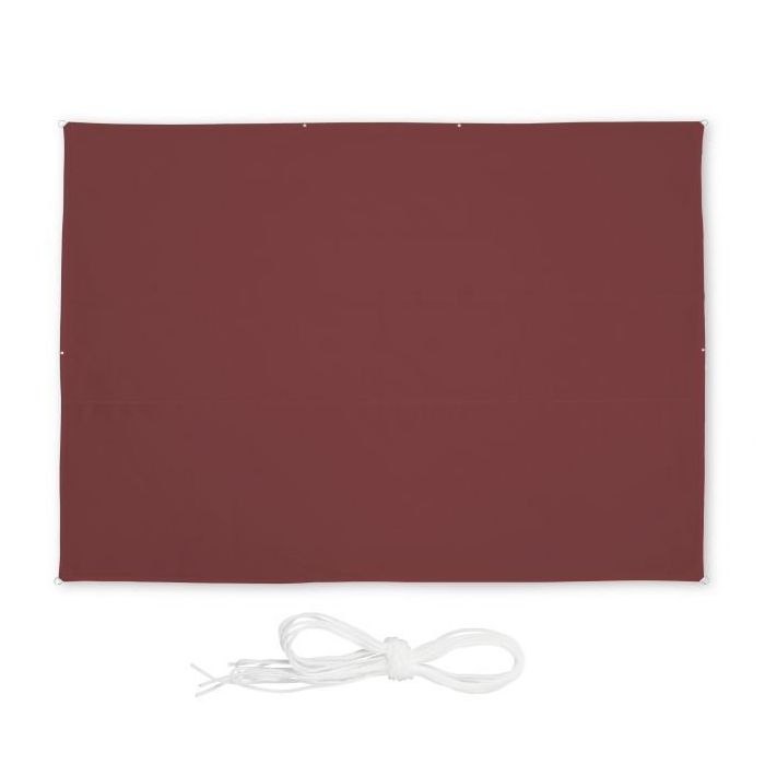 Markiza przeciwsłoneczna prostokątna 450x350cm, kolor ciemnoczerwony