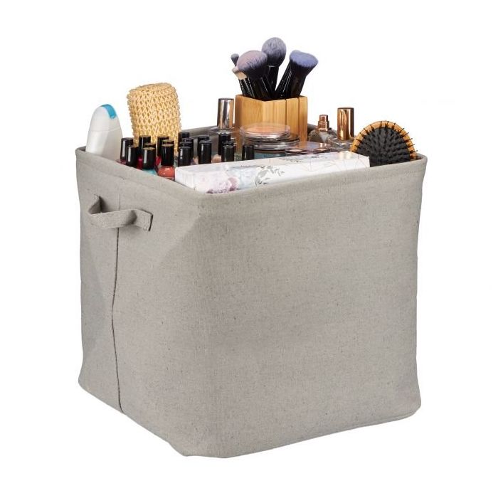 Foldable bag with handles 33x33x33cm., gray
