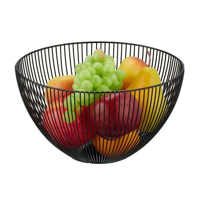 Fruit basket 14x25cm., black