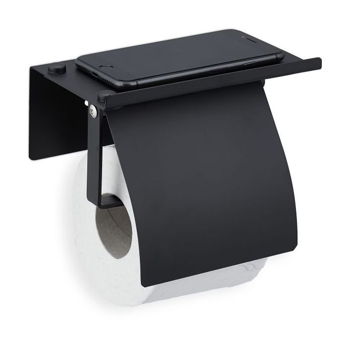 Toilet paper holder 14x17.5x10cm., black