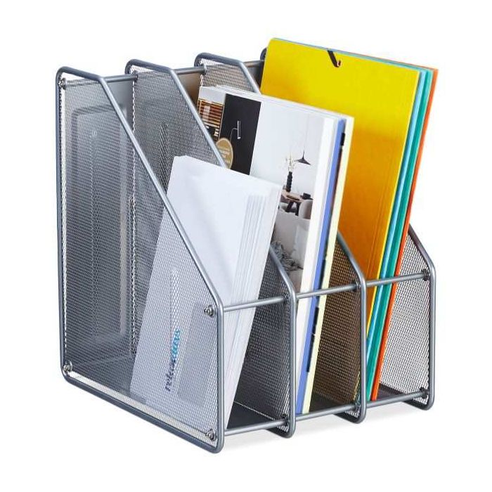 Document stand 31.5x24x29 cm., silver color