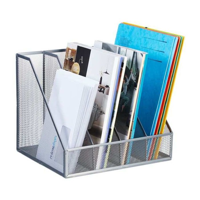 Document stand 26x31x26 cm., silver color
