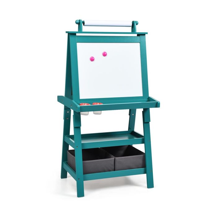 Double-sided drawing board 59x50x117cm., various colors