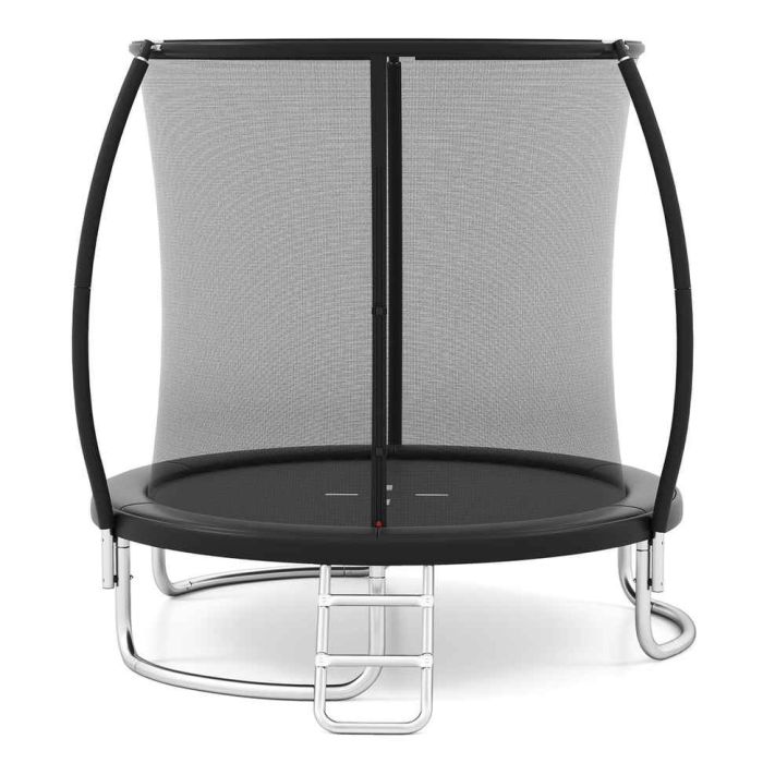 Trampoline 244x240cm., black/silver color
