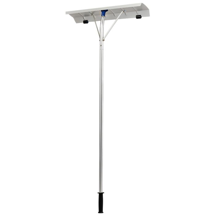 Snow shovel 16x66x610cm., silver color