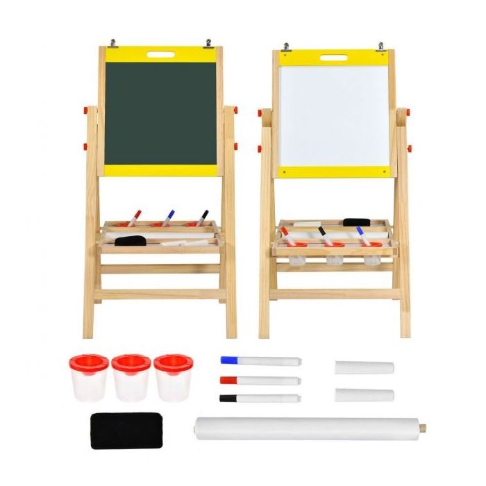 Double-sided drawing board 50.5x53.5x104cm., various colors