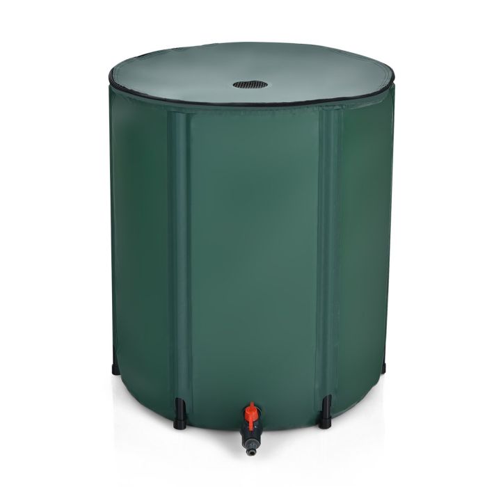 Rainwater barrel 60x80cm., green