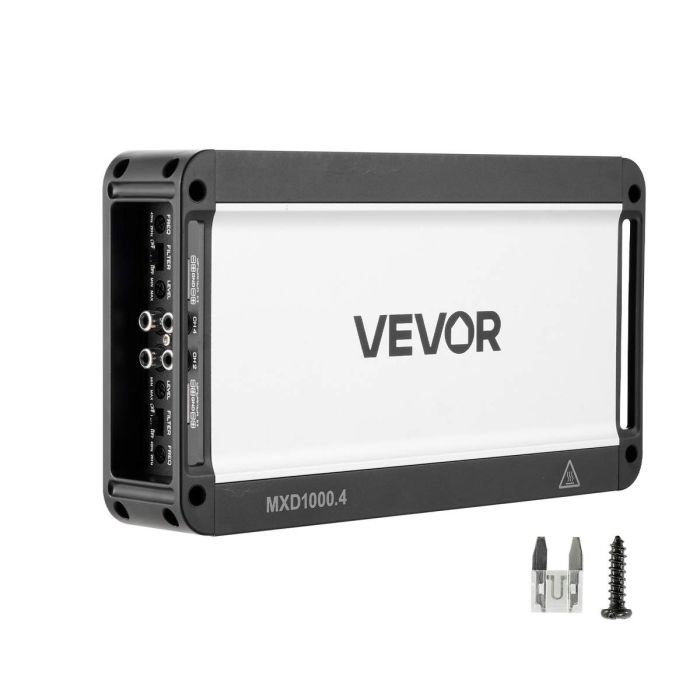 Автомобильный усилитель звука VEVOR MXD1000.4, 4-канальный, 264 × 145 × 48 мм