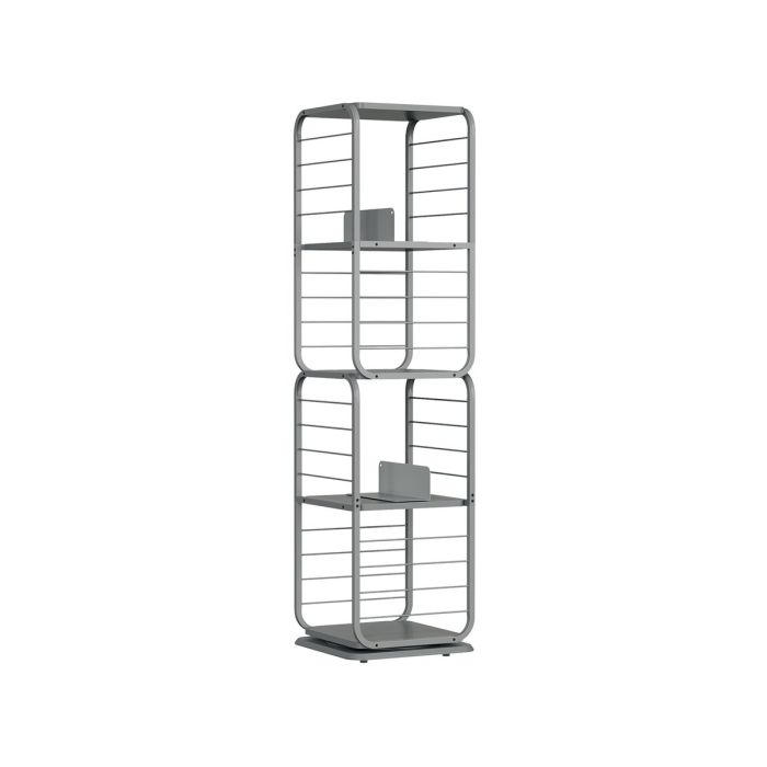 Shelf 43x43x158cm., gray