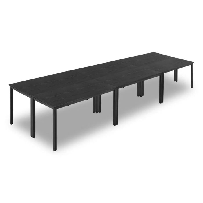 Stół konferencyjny 6 szt. 1400 mm nogi metalowe do biura