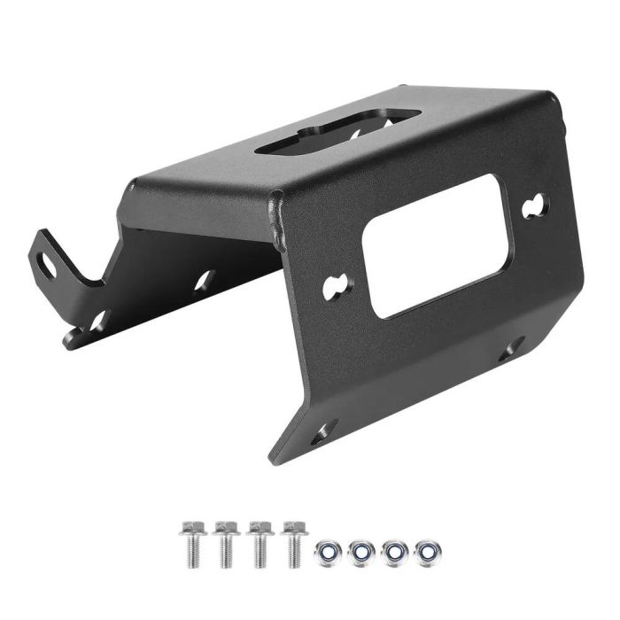 Uchwyt wyciągarki do zaczepu przyczepy Honda Foreman/Rancher Rubicon, 907–1633 kg, stal czarna