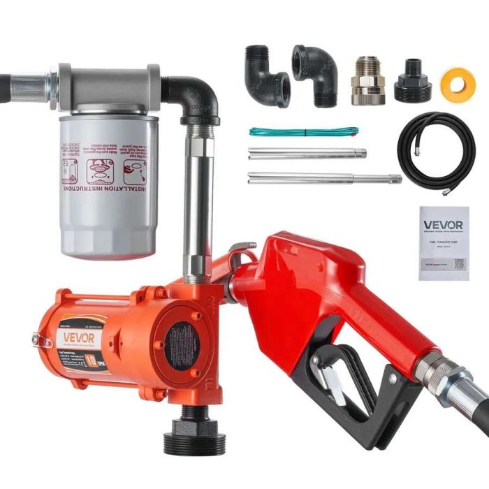 Pompa do przepompowywania paliwa 12 V, 40 l/min, przenośna, przeciwwybuchowa