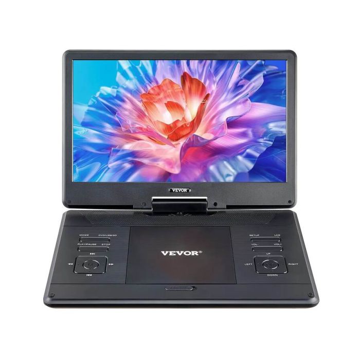 Portable DVD player, 14 inch, HD, rechargeable battery