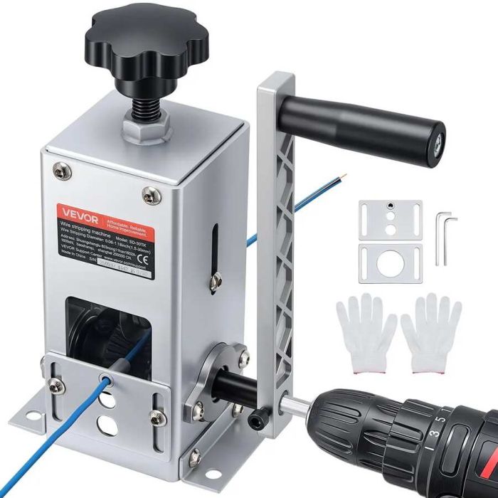Manual wire stripping tool, 1.5-30mm, Q235 frame, copper cable