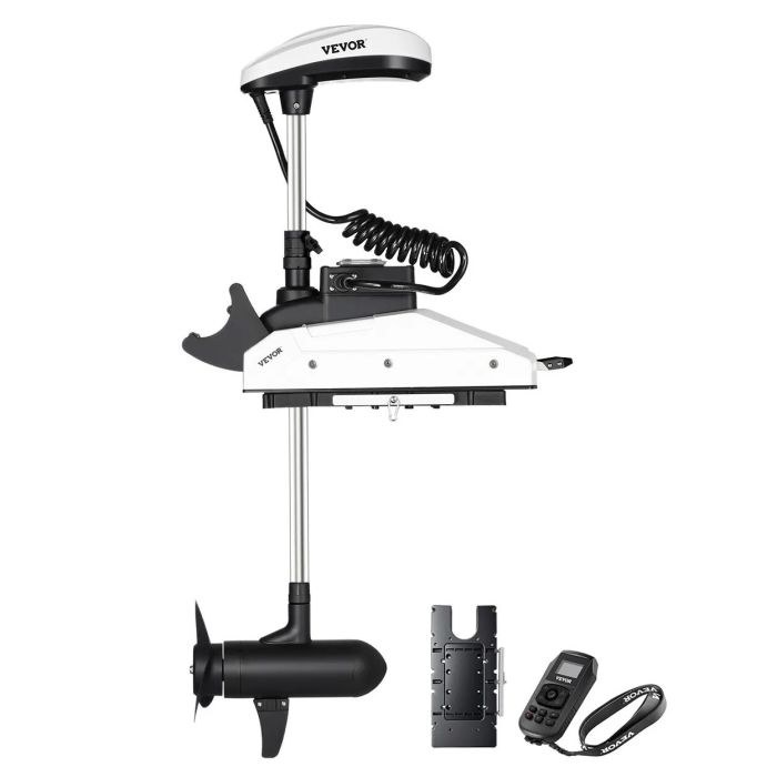 Electric trolling motor 12V, 55 lbs, GPS, 10 speeds, remote control, 54 inch shaft